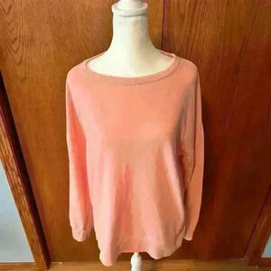 Buffalo David Bitton Women’s Pink Long Sleeve Comfort Pullover Medium